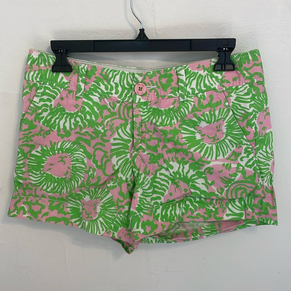 Lilly Pulitzer Sunny Side Cabana Pink Callahan Shorts (0)